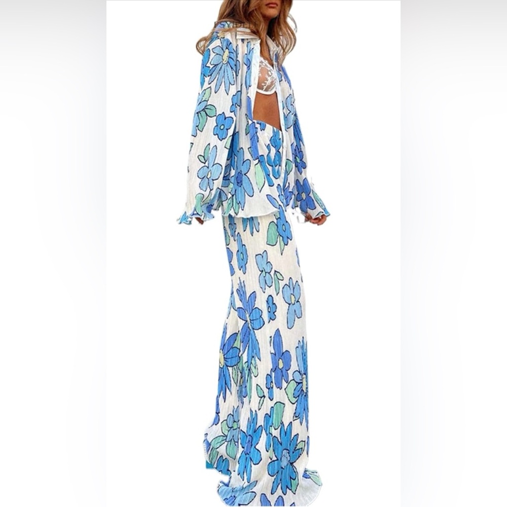 Y2K Floral Set